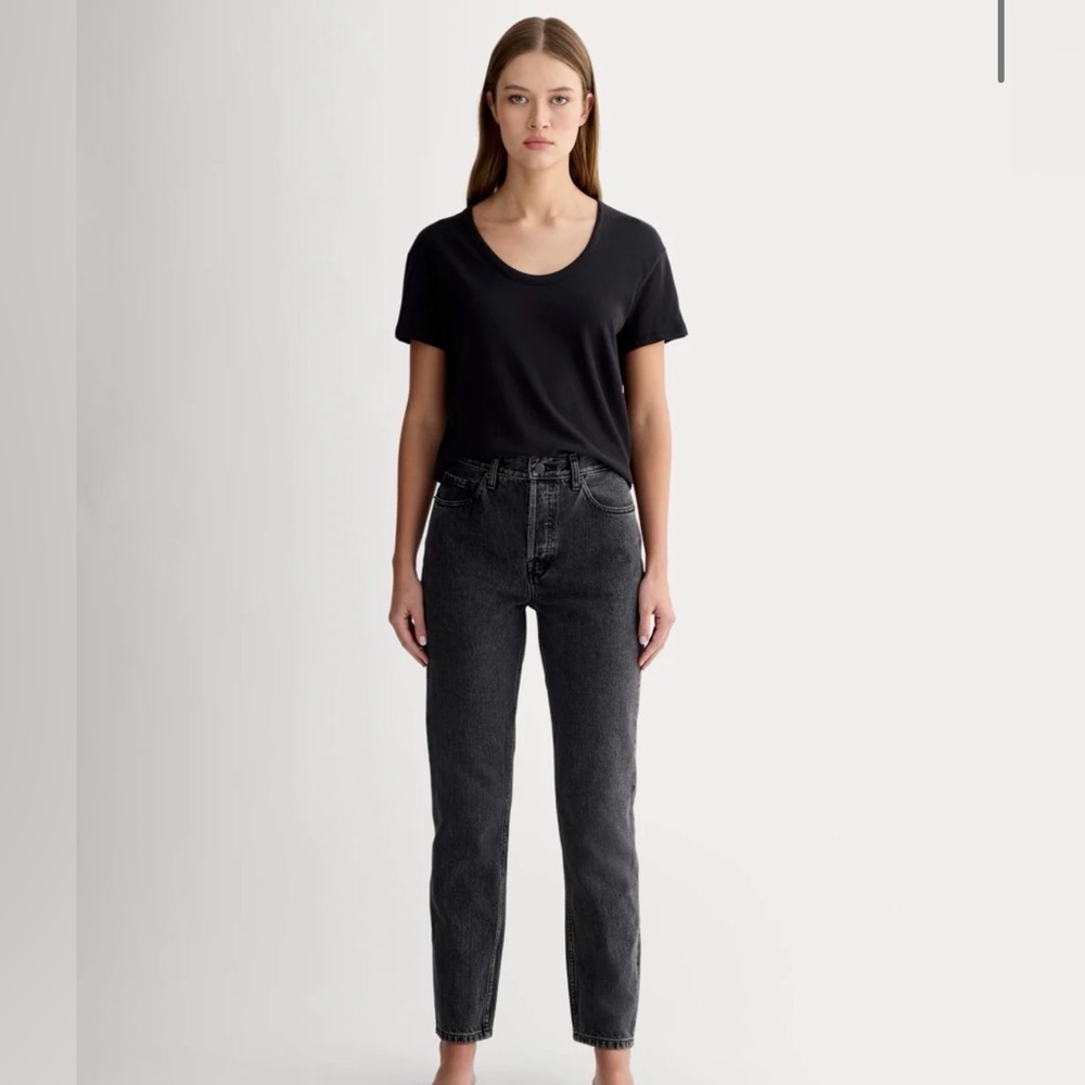 Everlane The Cheeky Jean Women’s Cropped Washed Black Size 25